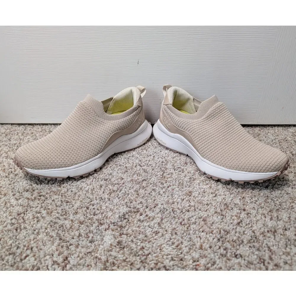 RYKA Jumopstart women's slip on sneaker size 6, taupe/tan